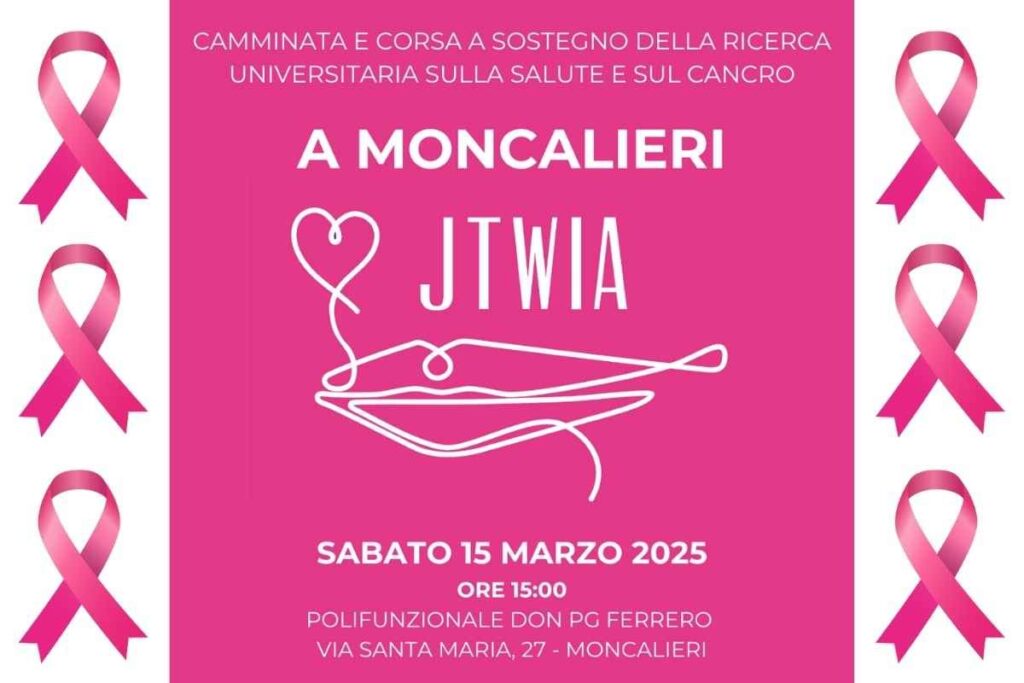 Just The Woman I Am: a Moncalieri torna la corsa per la ricerca e la salute . Moncalieri si colora di rosa: il 15 marzo torna Just The Woman I Am. Prevenzione e inclusione: Just The Woman I Am fa tappa a Moncalieri. 
