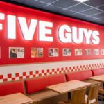 Hamburger americani a Torino: ecco il primo Five Guys. Stazione Porta Nuova: apre il primo ristorante Five Guys. Fast food premium: Five Guys sceglie Torino per il debutto. Torino capitale del gusto: arriva anche Five Guys. 