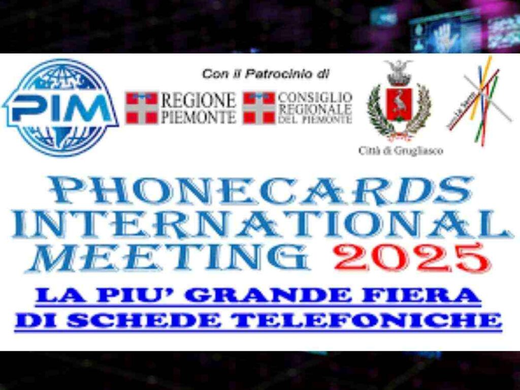 Un evento internazionale per i collezionisti di schede telefoniche. La fiera PIM trova casa a Grugliasco: un evento imperdibile. Passione e collezionismo: la fiera PIM sbarca a Grugliasco. Un appuntamento globale per il collezionismo di schede telefoniche.